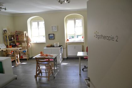 Blick in Ergo2 - Ergotherapieraum im Therapiezentrum Königstein